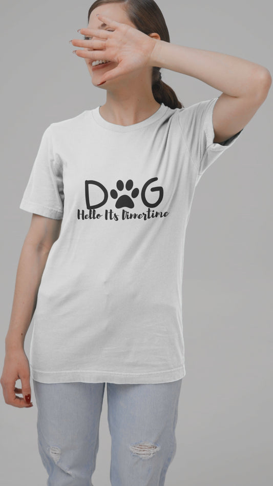 It's Dinner Time-white