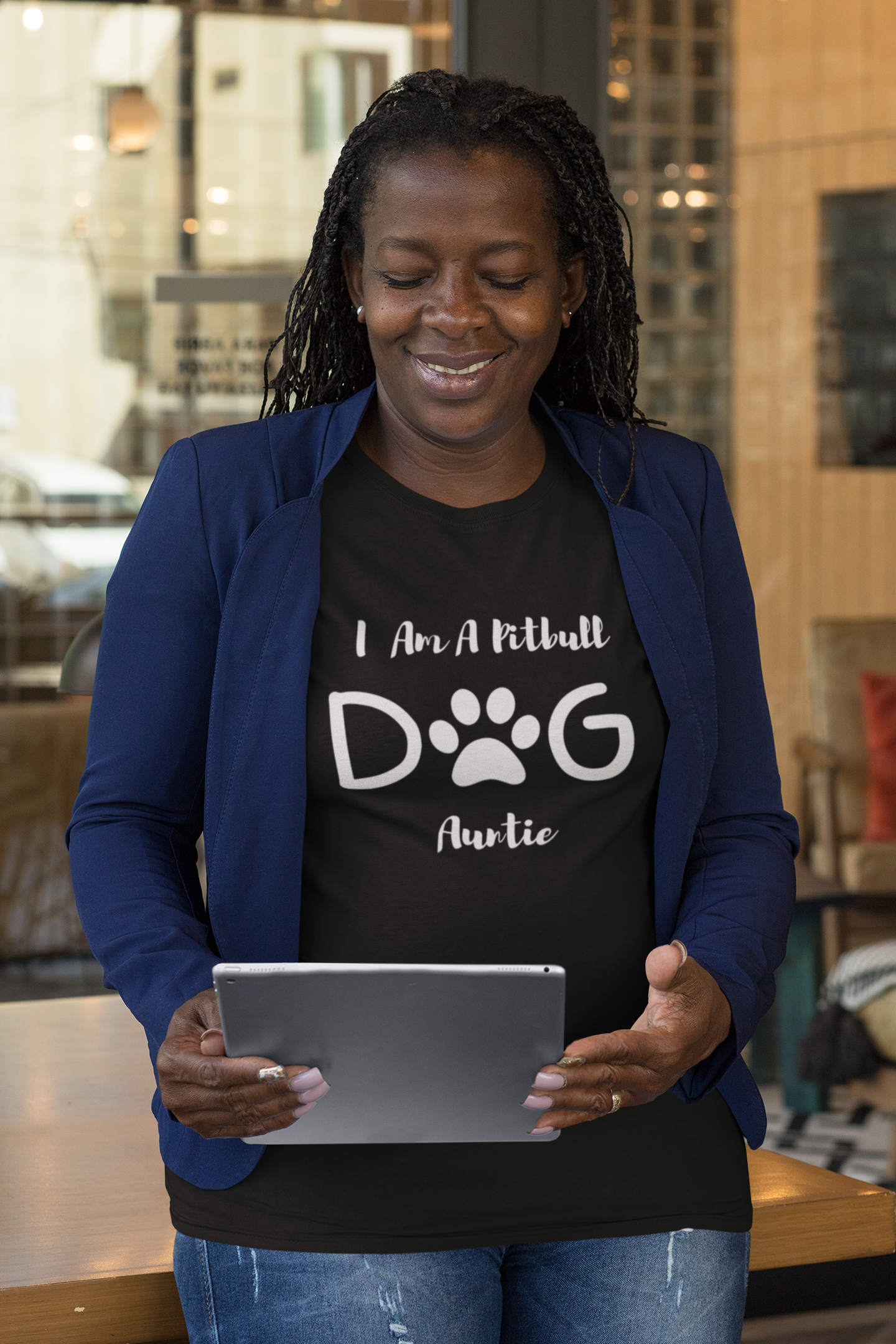 I Am A Pitbull Aunite Tee Shirt